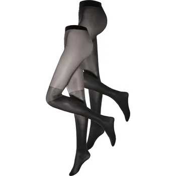 Dámské punčochy esmara® Dámské jemné punčochové kalhoty (černá/pruhy, M(40/42))