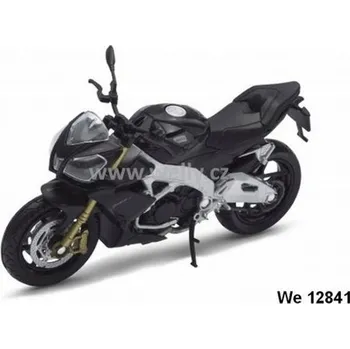autíčko Model Aprilia Tuono V4 (black) 1:18