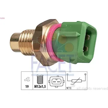 Auto-moto Snímač, teplota chladiva FACET 7.3114