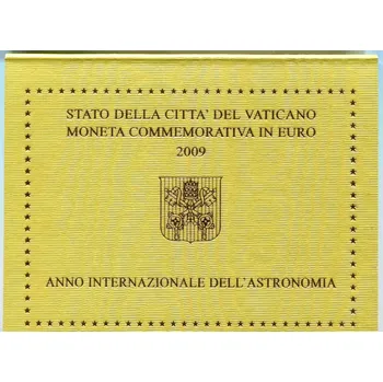 Vatican City (2009) - 2 € - Vatikán - Rok astronomie (UNC) blistr