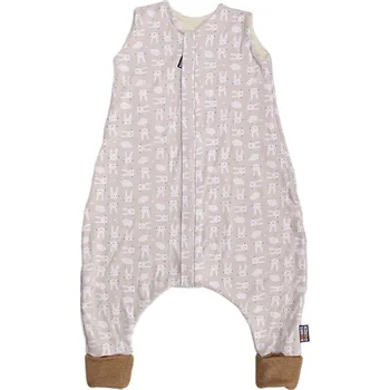 Příslušenství pro přepravu dětí Kaarsgaren Merino spací pytel 70 cm zajíc béžový s nožičkami