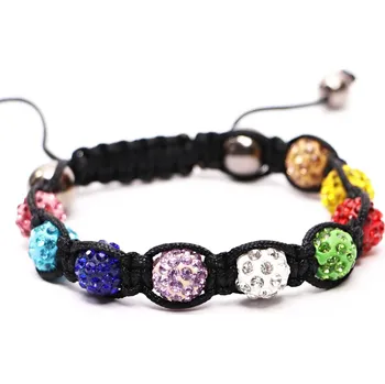 Náramek Magieprirody.cz Shamballa náramek MIX s krystaly Zirkonu #ZB200