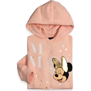 Dívčí oblečení Dívčí mikina DISNEY MINNIE GOLDEN růžová Velikost: 152