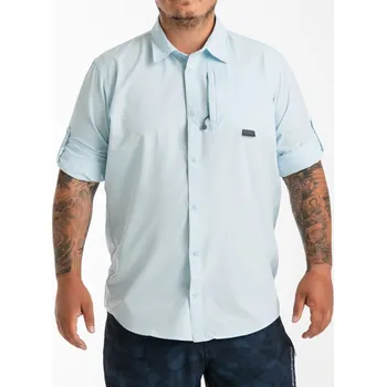 Pánská košile Adventer Funkční UV košile s dlouhým rukávem Breeze Barva: Breeze, Velikost: M