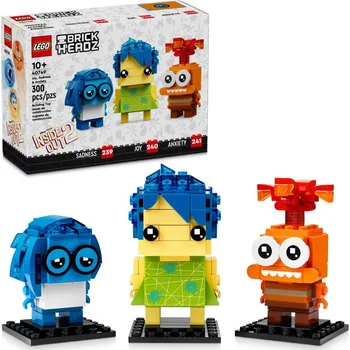 Stavebnice LEGO LEGO BrickHeadz 40749 Radost, Smutek a Úzkost