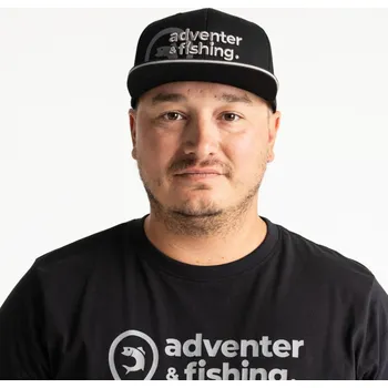 Kšiltovka Adventer Kšiltovka Black s rovným kšiltem Barva: Black