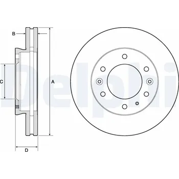 Brzdový kotouč Brzdový kotouč DELPHI BG9140C