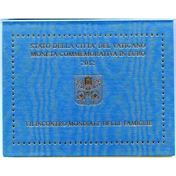 Vatican City (2012) - 2 € - Vatikán - Sedmé světové setkání rodin (UNC)
