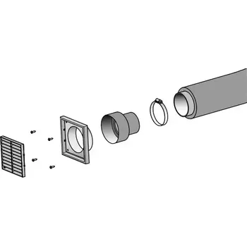 JOTUL Sada pro připojení externího přívodu vzduchu ø100 mm; délka 1 metr