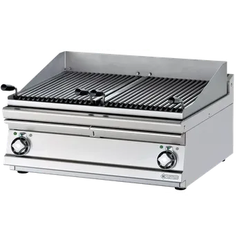 Kuchyňský gril Vodní gril elektrický ohřev nepřímý dvojitý 2x 38x52 bez podestavby 400 V | RM - CWT-78ET