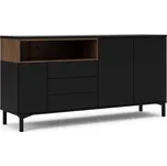 Komoda Atreila černá/ořech