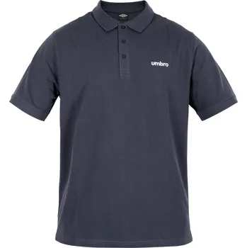Pánské tričko UMBRO Pánské polotriko (M, navy modrá)