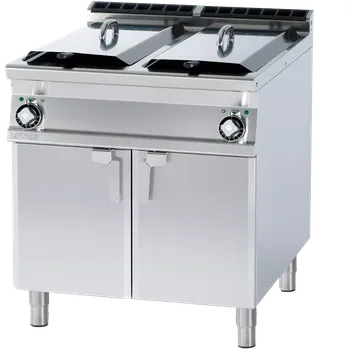 fritéza Fritéza elektrická dvojitá 0,88 kW/l, 18+18 l s podestavbou 400 V | RM - F2/18-98ET