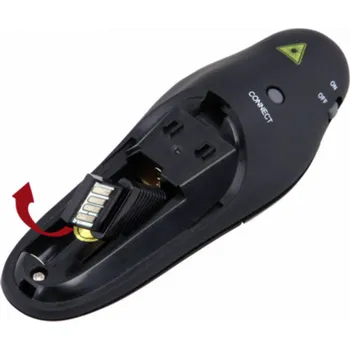 Svítilna August LP205R dalkovy ovladac prezentaci s laser. ukazovatkem