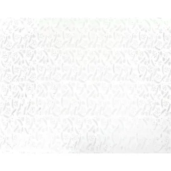 ubrus Ubrus - stříbrný vánoční vzor, 100% polyester, 130 x 160 cm