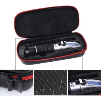 Shenzhen Yago Technology Co.,Ltd Refraktometr na kvas, měření kvasu 32% 0 °Bx - 32 °Bx Brix, obsah cukru v kvasu, ovocných koncentrátech, moštoměr, cukroměr, na kvas, cukr, pouzdro