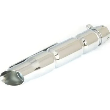 Univerzální chopper tlumič/ výfuk Bevel Slashcut (558 II) s odnímatelnou přepážkou