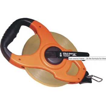 pásmo Pásmo Richter, ocel lakovaná, 30m, 13 mm, na vidlici R