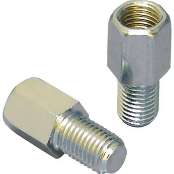 Zrcátko pro motocykl Bike It adaptér zrcátka chrom, konverze ze standardního 10mm závitu na obrácený