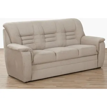 Sedací souprava Trojsedák Merlin, béžová látka, s rozkladem