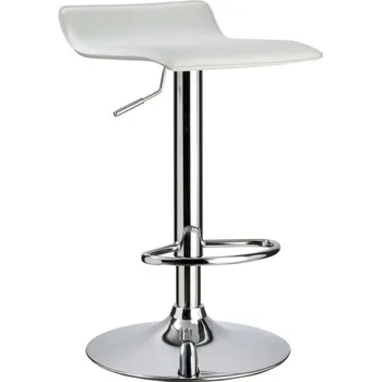 Barová židle Barová židle Andrea, bílá ekokůže