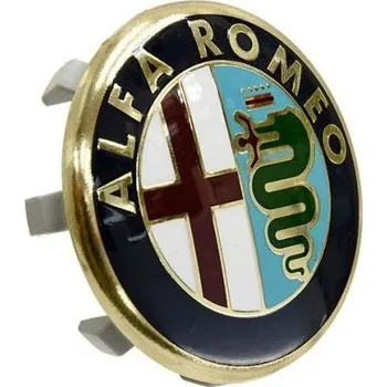 Poklice na kolo Krytky kol, pokličky na kola ALFA ROMEO 60mm zlatá 50521712