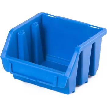 Dílenský stůl Plastový zásobník Ergobox 1 - barva modrá