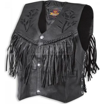 Moto bunda NADINE / Kožená chopper dámská vestička