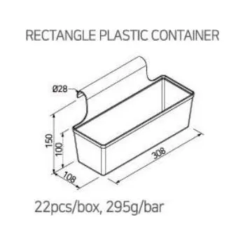 Závěsný box plastový , RPC-300A