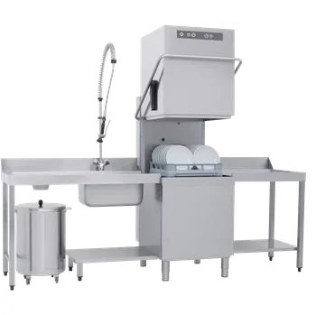 Myčka nádobí Myčka průběžná dvouplášťová 50x50 - 400 V | RM - NT 102