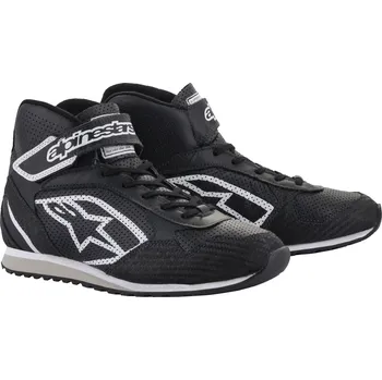 Moto obuv FIA závodní obuv Alpinestars Radar, Černá/bílá