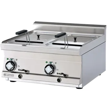 fritéza Fritéza elektrická dvojitá 0,72 kW/l, 10+10 l bez podestavby 400 V | RM - F2/10T-66ET