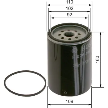 Palivový filtr Palivový filtr BOSCH F 026 402 269