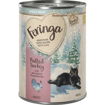 Hotové jídlo 12x410g Limitovaná edice: Feringa Single Meat zimní menu trhané krůtí s pastinákem