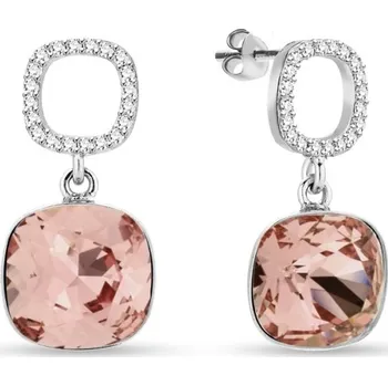 Náušnice Náušnice se Swarovski Elements Orbis KC447010RP Rose Peach