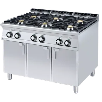 Sporák Sporák plynový 6x hořák s podestavbou | RM - PC-912G