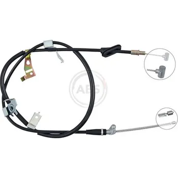 Lanko parkovací brzdy Tažné lanko, parkovací brzda A.B.S. K14144