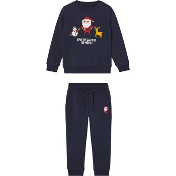 Chlapecké oblečení lupilu® Chlapecká vánoční tepláková souprava, 2dílná (110/116, navy modrá)