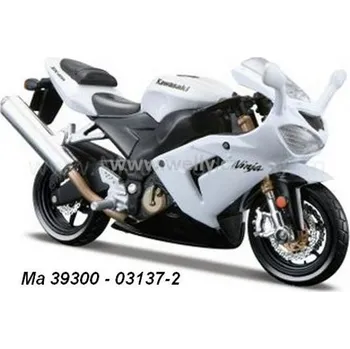 autíčko Model Kawasaki Ninja ZX-10R 1:18 - bílá