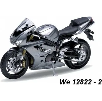 autíčko Model Triumph Daytona 675 1:18 - stříbrný