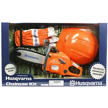 Motorová pila Dětská hračka - řetězová pila Husqvarna 440 + ochranná sada Hračky