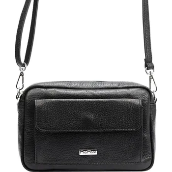 Kabelka Dámská kabelka MiaMore 01-041 DOLLARO černá