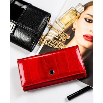 Kožená dámská peněženka RFID