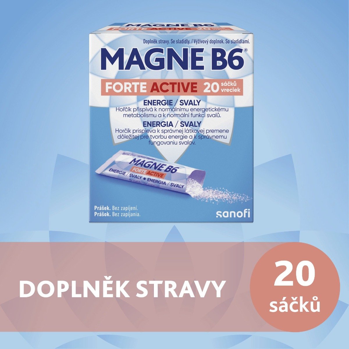 foto  Sanofi Magne B6 Balance 20 sáčků