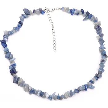 Náhrdelník Magieprirody.cz Náhrdelník Avanturín modrý tromlovaný #125 - z přírodních kamenů