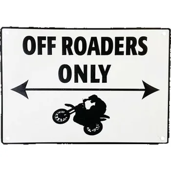 Parkovací asistent Tabulka- parkovací cedule- OFF ROADERS PARKING ONLY