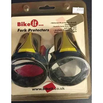 Bike It chrániče vidlic univerzální černo/ žluté, poslední pár!