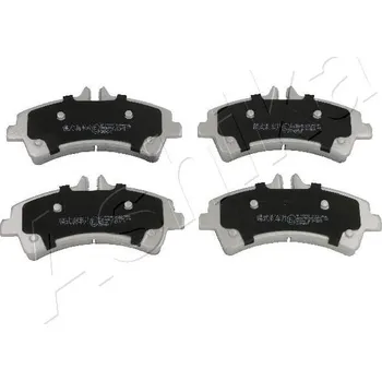 Brzdová destička Sada brzdových destiček, kotoučová brzda ASHIKA 51-00-0523