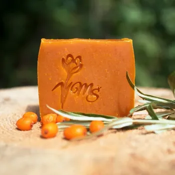 Mýdlo Mýdlárna Šafrán Přírodní mýdlo s rakytníkovým olejem 90g