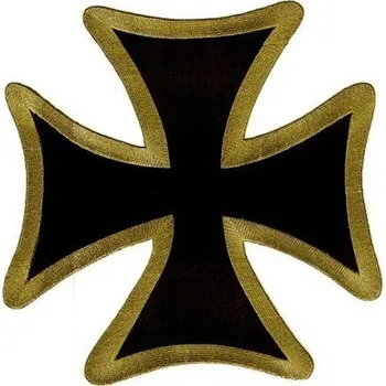 Nášivka - KŘÍŽ ZLATÝ / zádovka